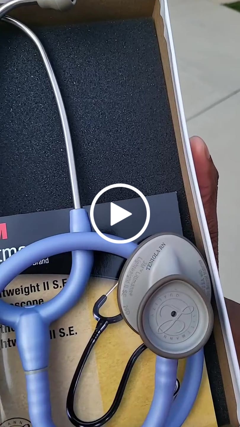 Customer video review of Littmann Lightweight II S.E. Stethoscope: Ceil Blue 2454