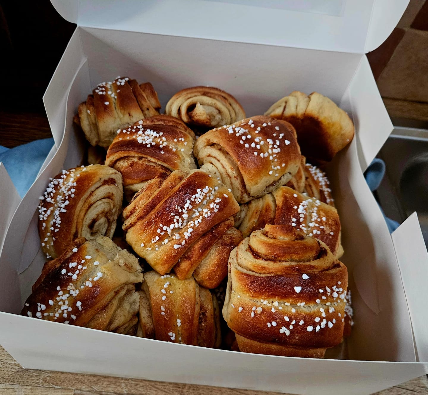 Customer photo review of Cinnamon Buns