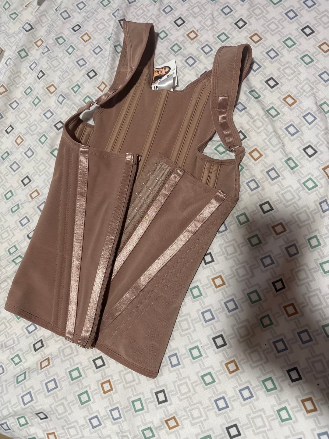 Customer photo review of FAJA CHALECO RELOJ DE ARENA COCOA POSTQUIRURGICA EFECTO CINTURA DE AVISPA DOBLE COMPRESION
