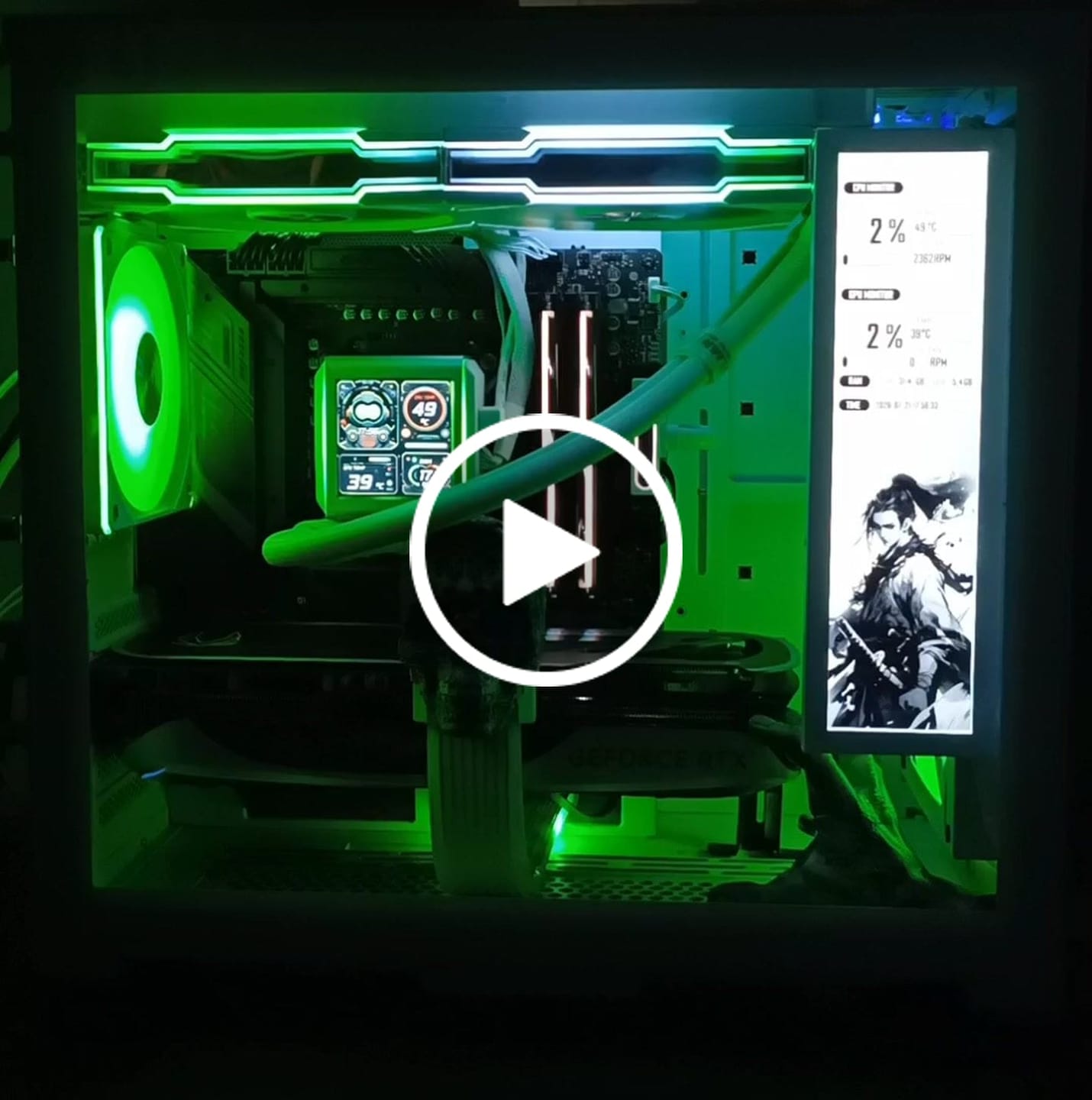 Customer video review of AsiaHorse Hydrus ARGB PSU Uzatma Kablosu