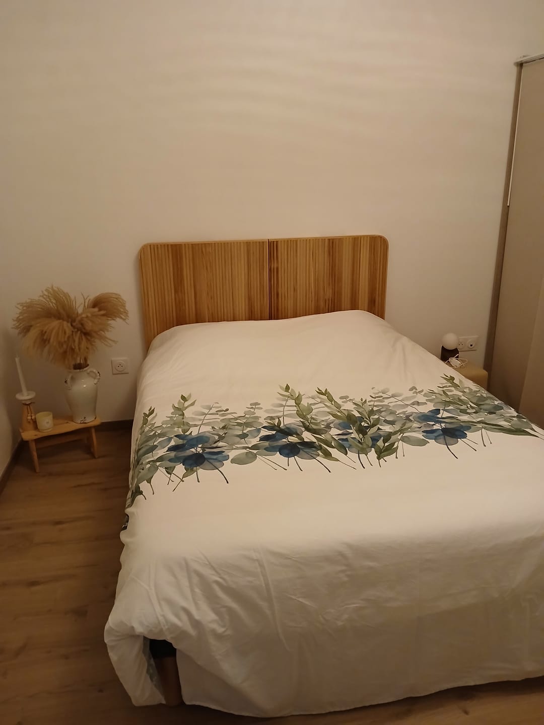 Customer photo review of HORSENS - Tête de lit 140 cm en bois