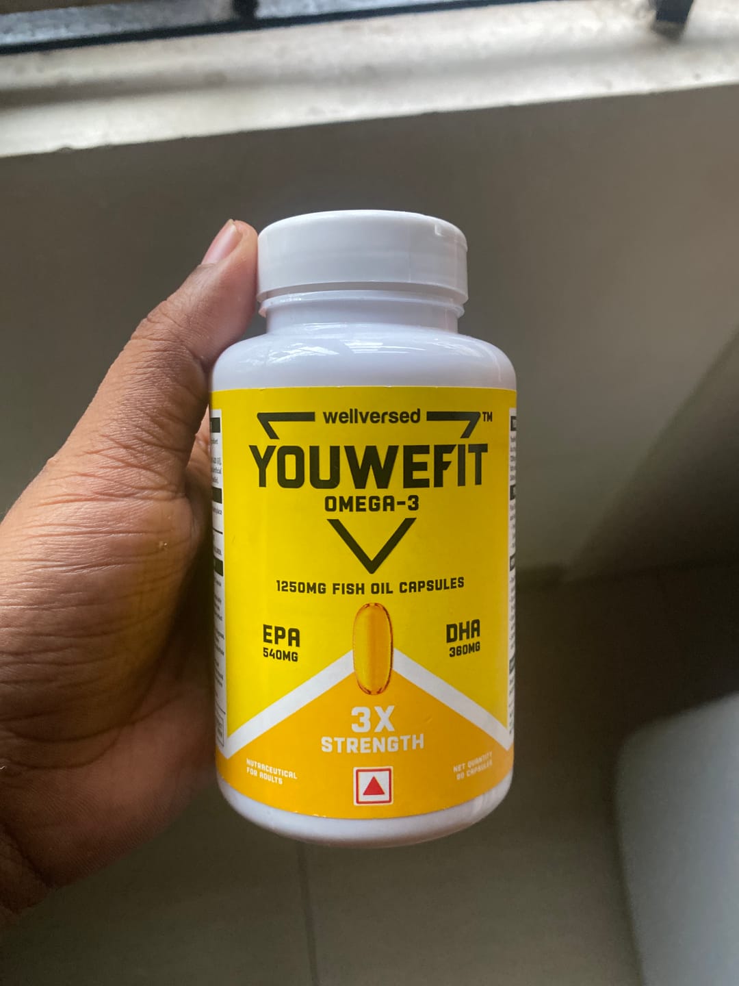 Customer photo review of YouWeFit Omega-3 Fish Oil (90 Capsules), 1250mg