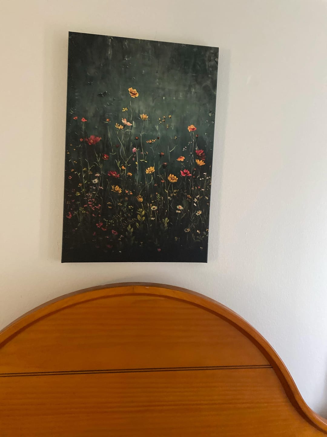 Customer photo review of Wildflower Meadow Canvas Wall Art
