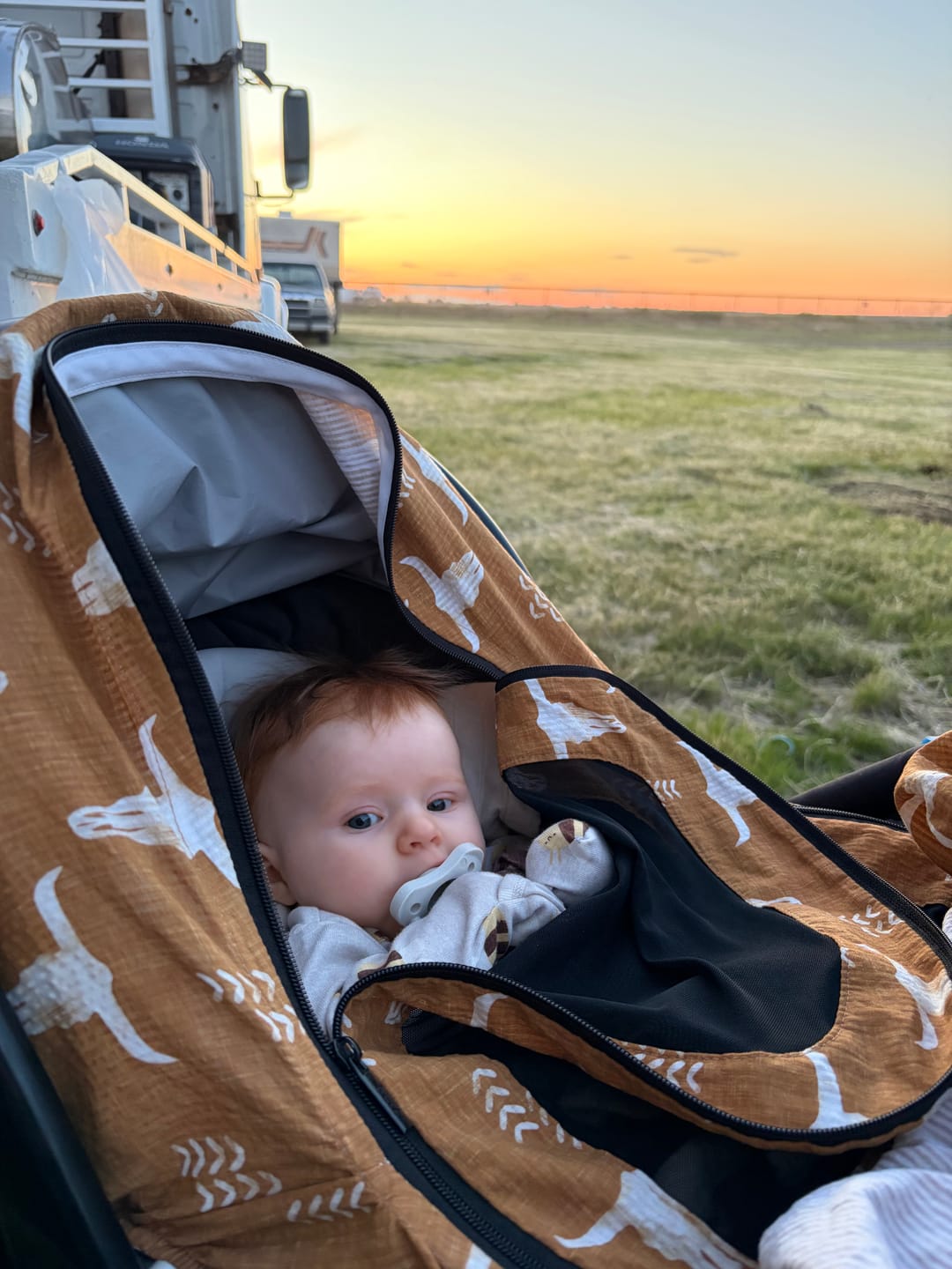 Customer photo review of Summer Lite GlizCover™ - Burnt Mudcloth