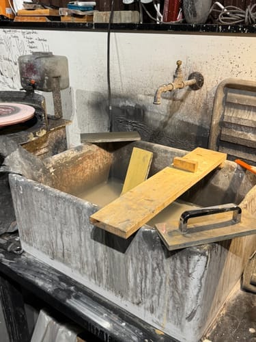 Customer photo review of Group Knife Sharpening class - book now
