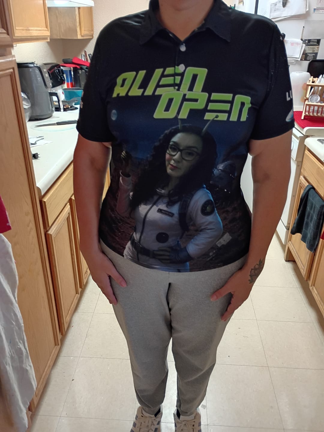 Customer photo review of Frenzidea Custom Shirt for Javier Armendariz