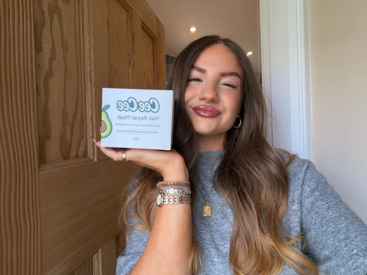 Customer photo review of Cee Cee Hair Repair Mask