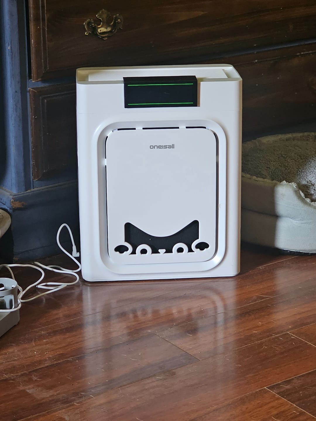 Customer photo review of Oneisall Luftreiniger für Haushalte mit Haustieren – beidseitiger Lufteinlass