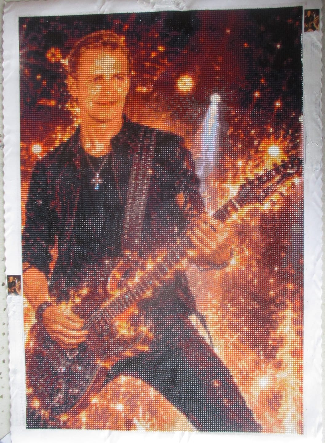 Customer photo review of Custom Diamond Painting Kits - Upload Any Image - Create Your Own