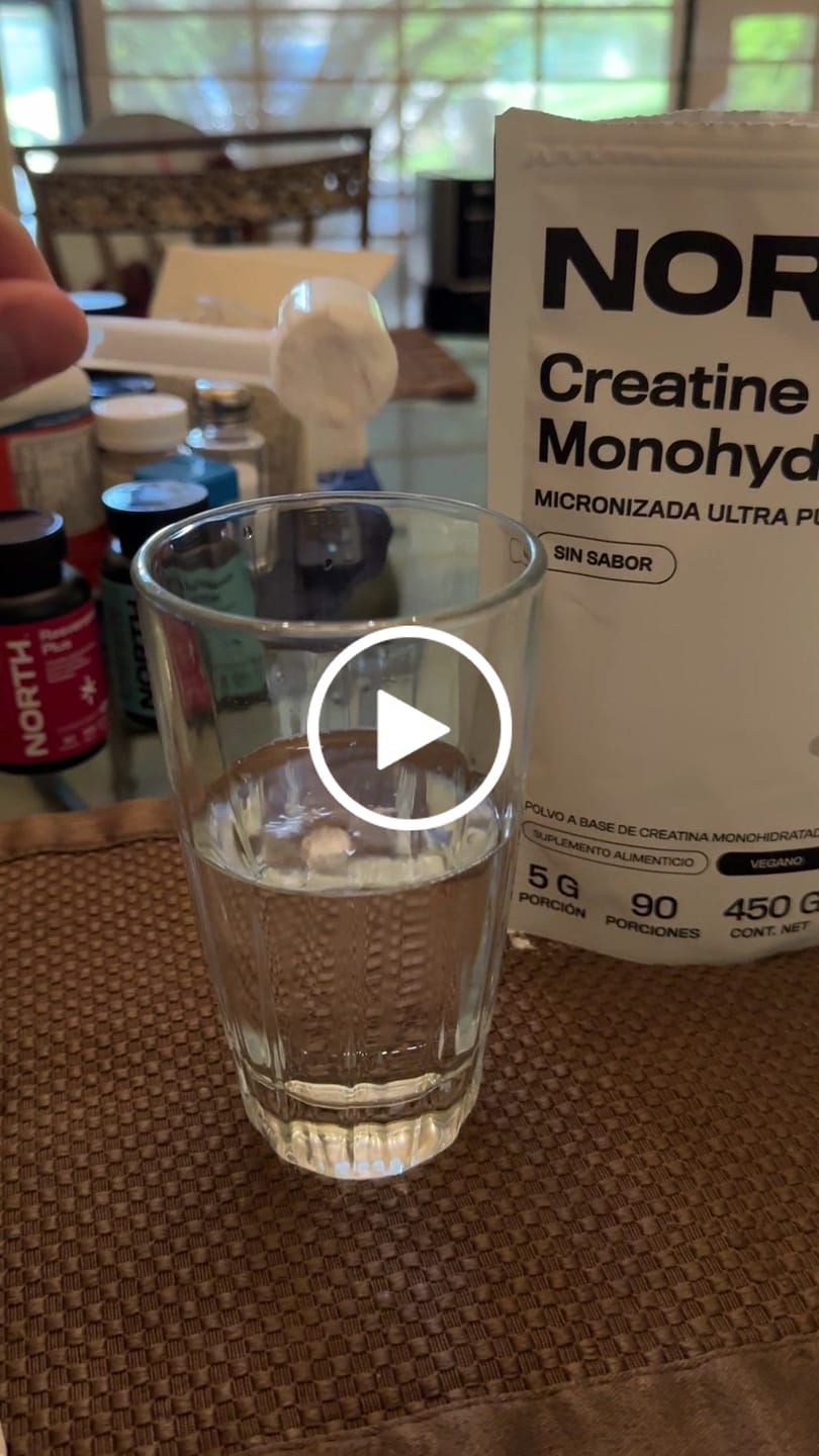 Customer video review of CREATINA MONOHIDRATADA