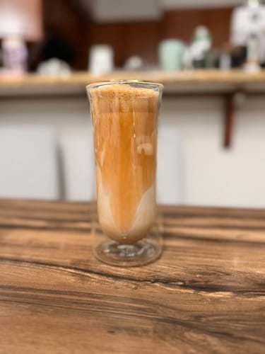 Customer photo review of FLUR Iced Coffee Glass (Replacement)