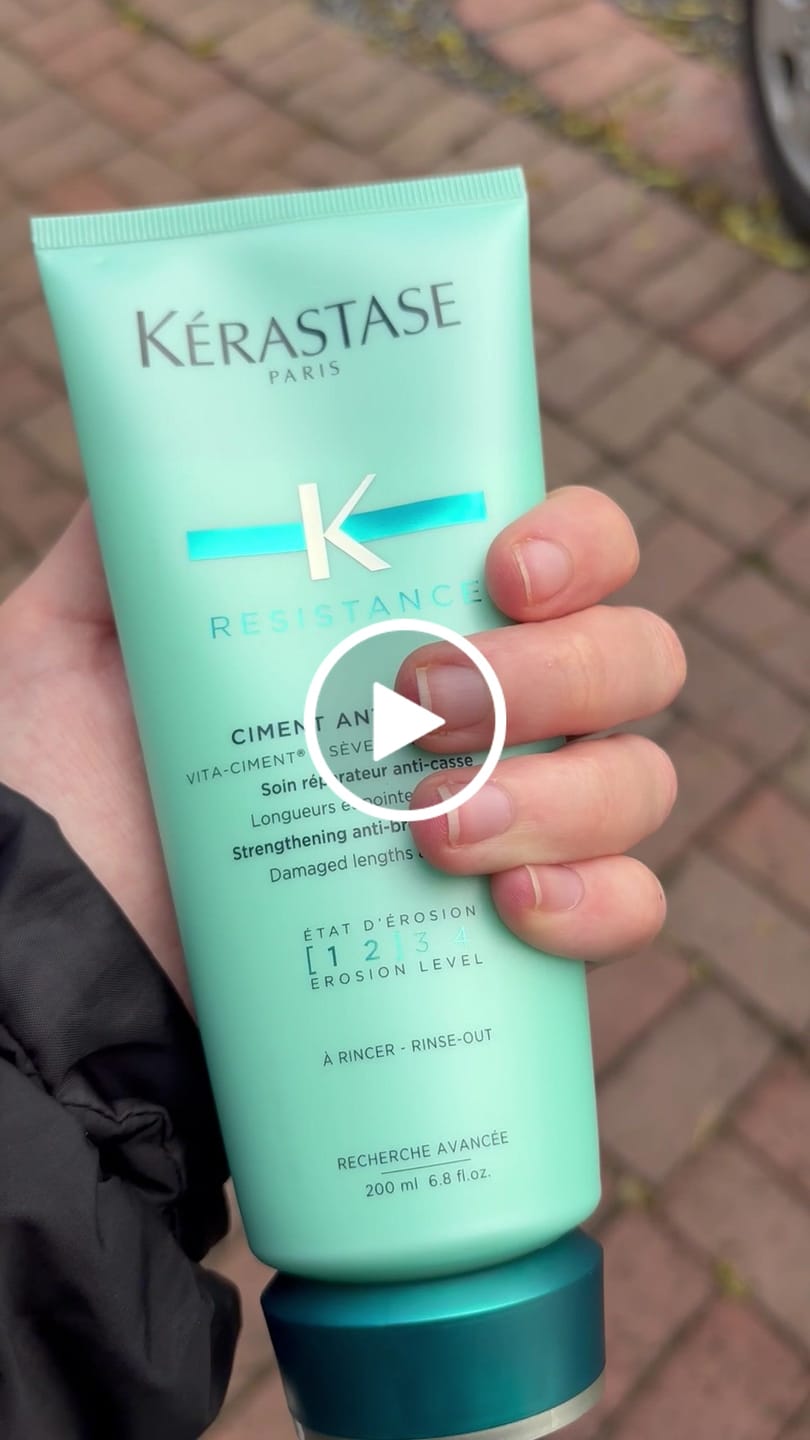 Customer video review of Kérastase Resistance Ciment Anti-Usure Strengthening Repair Conditioner 200ml