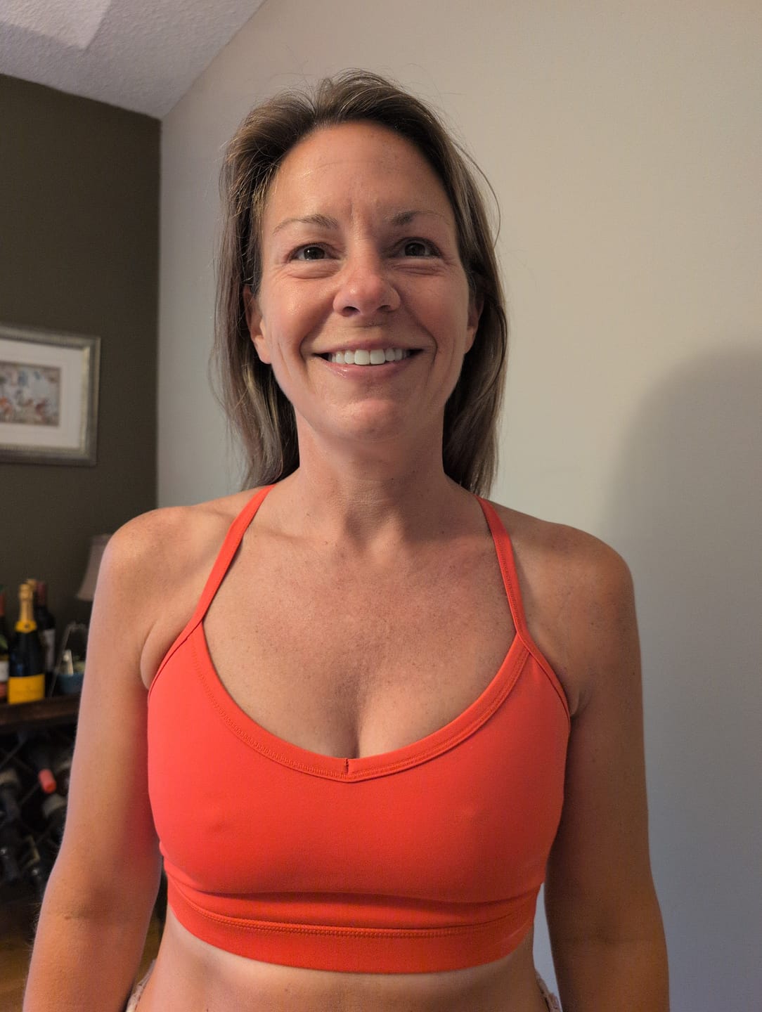 Customer photo review of BOLD Strappy Sports Bra
