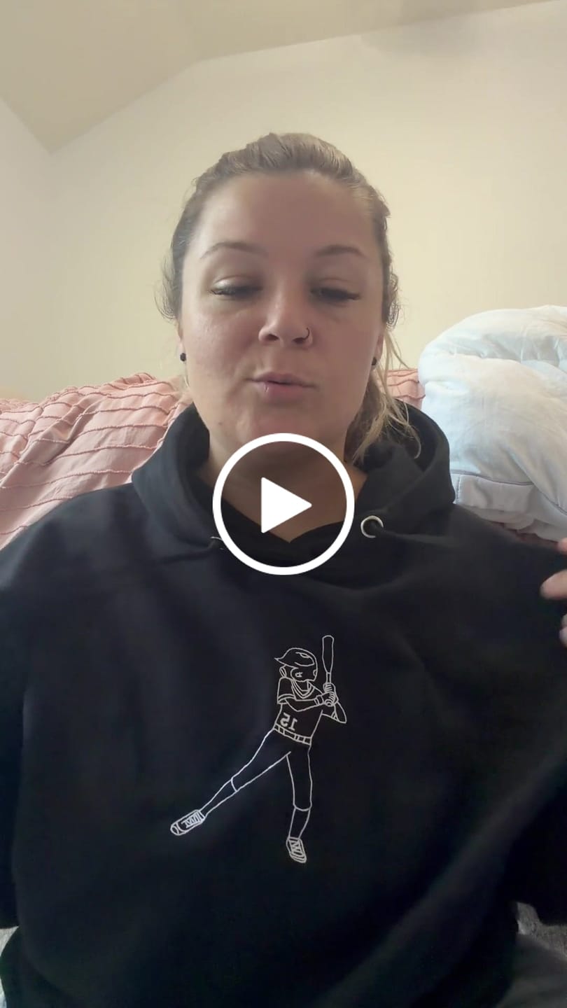 Customer video review of Custom Sports Hoodie