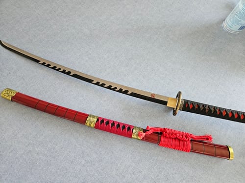 Custom katana built by a customer