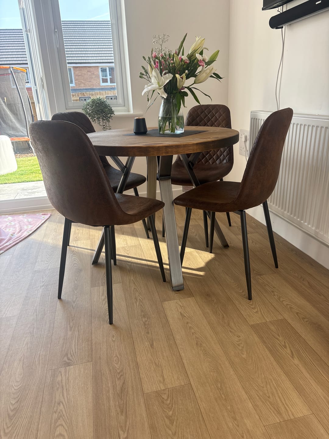 Customer photo review of Round Dining Table