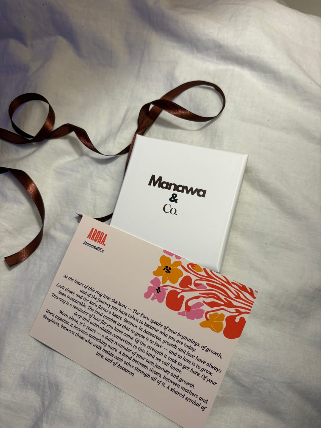 Customer photo review of Manawa & Co Aroha Heart Ring