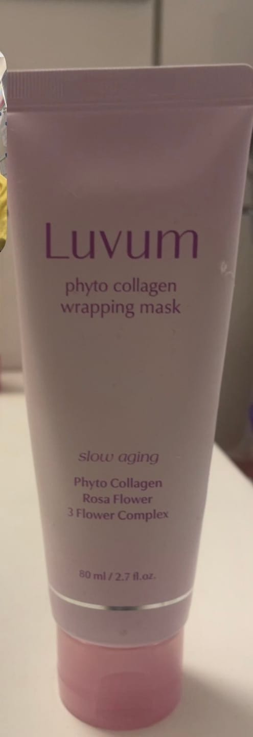 Customer photo review of Luvum Slow Aging Phyto Collagen Wrapping Mask (80ml)