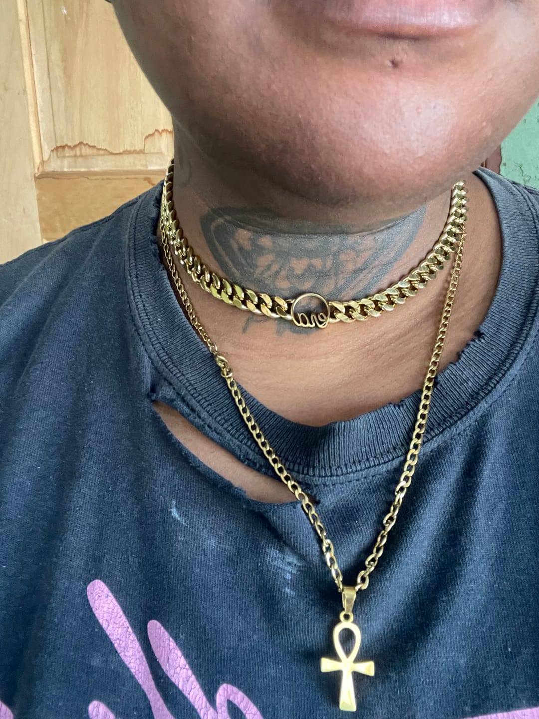 Customer photo review of Gold Era Choker