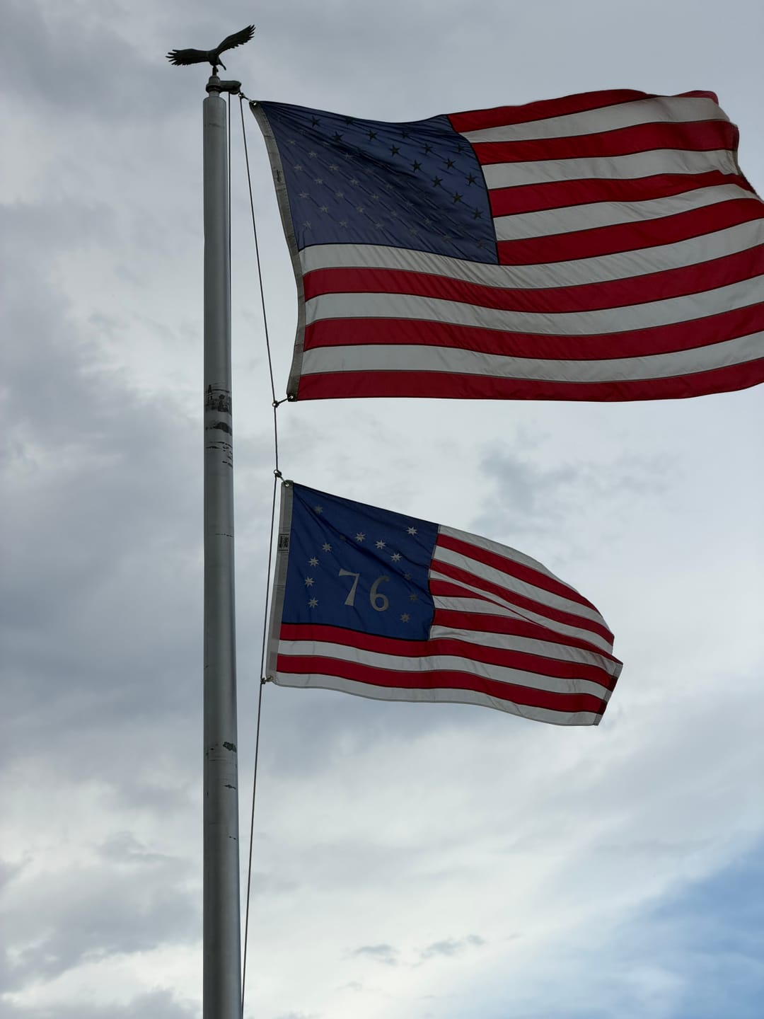 Customer photo review of 3' x 5' Bennington Flag