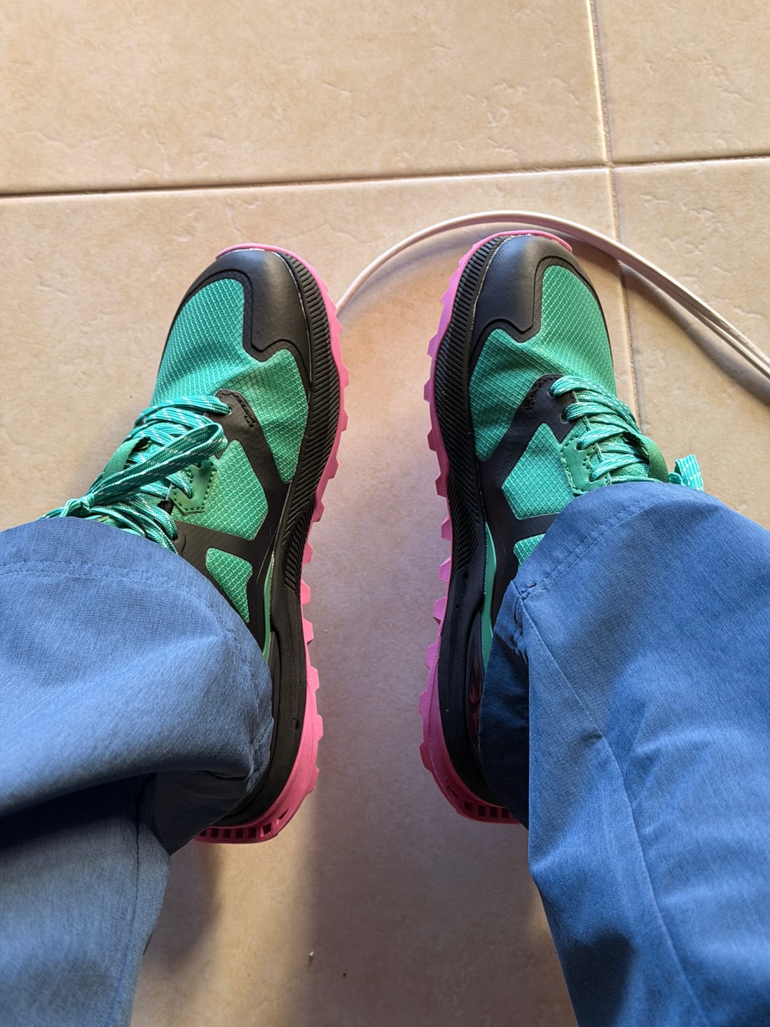 Customer photo review of Aurora - Wide Toe Sneakers