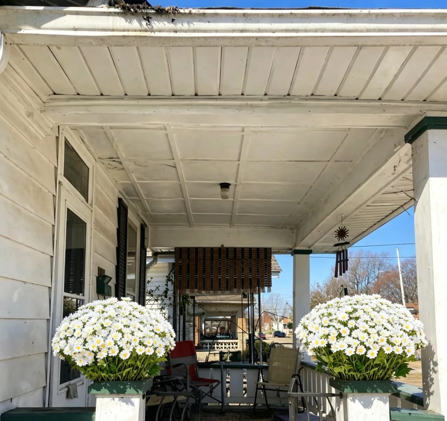 Customer photo review of 💥Last Day 70% OFF🌼- Artificial Outdoor Sunset Mums Flowers - UV resistant, Waterproof, Windproof