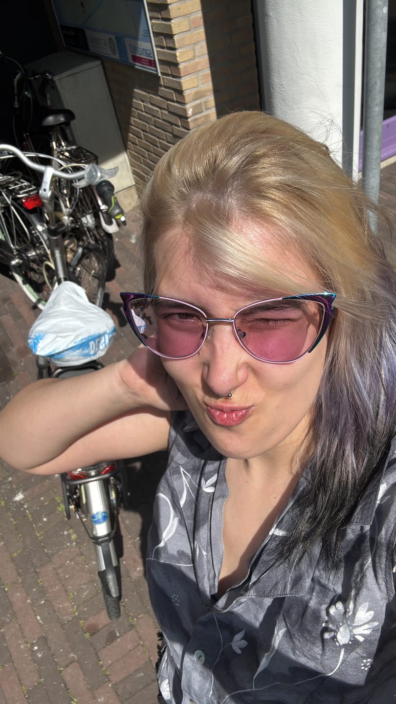 Customer photo review of Mael Eyeglasses