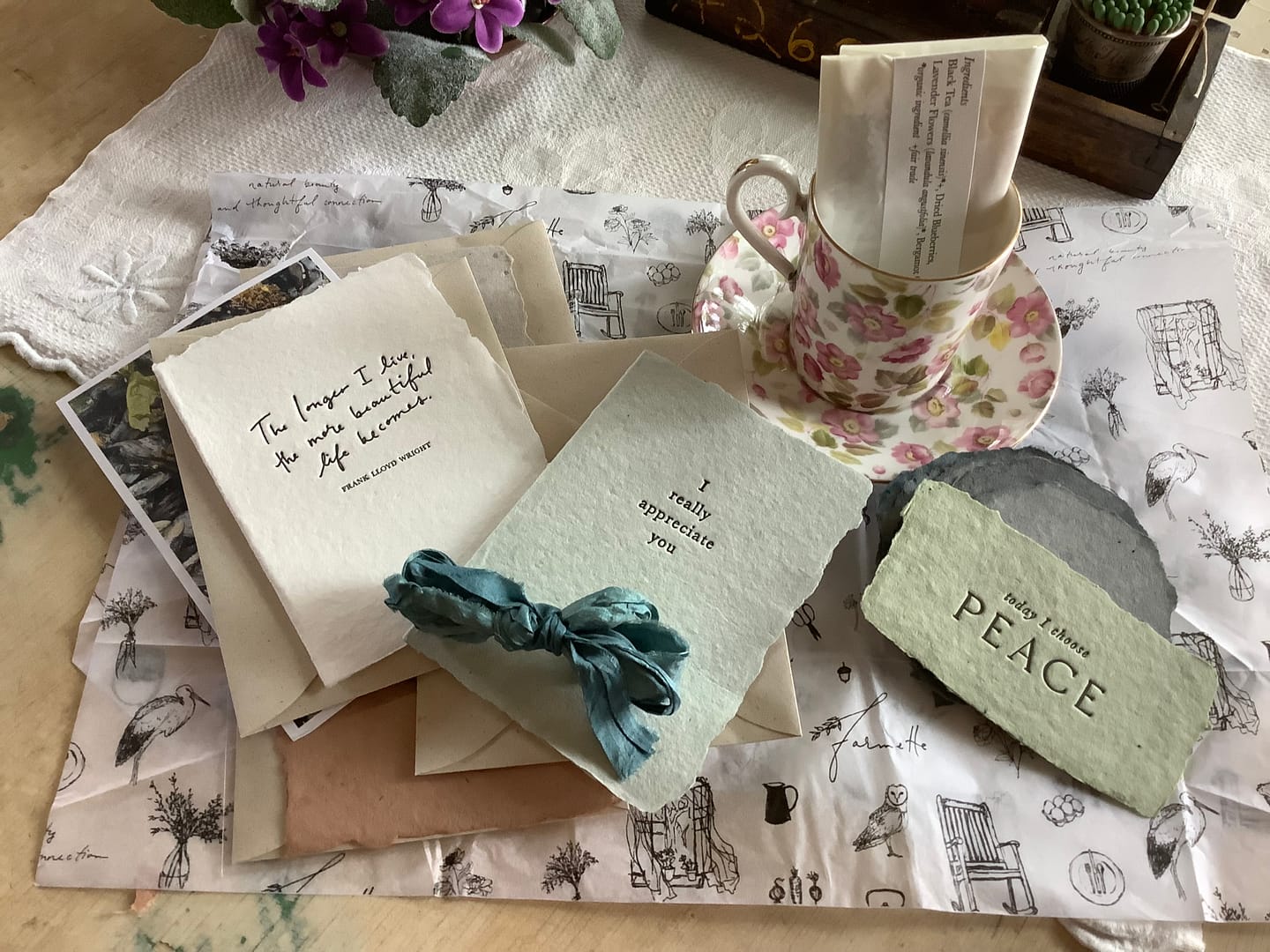 Customer photo review of Monthly Artisan Card Subscription