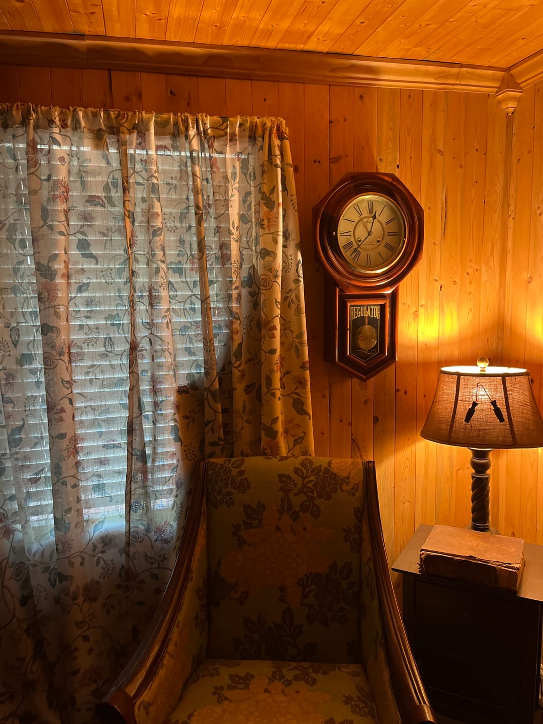 Customer photo review of Hattie Floral Linen Blend Curtains