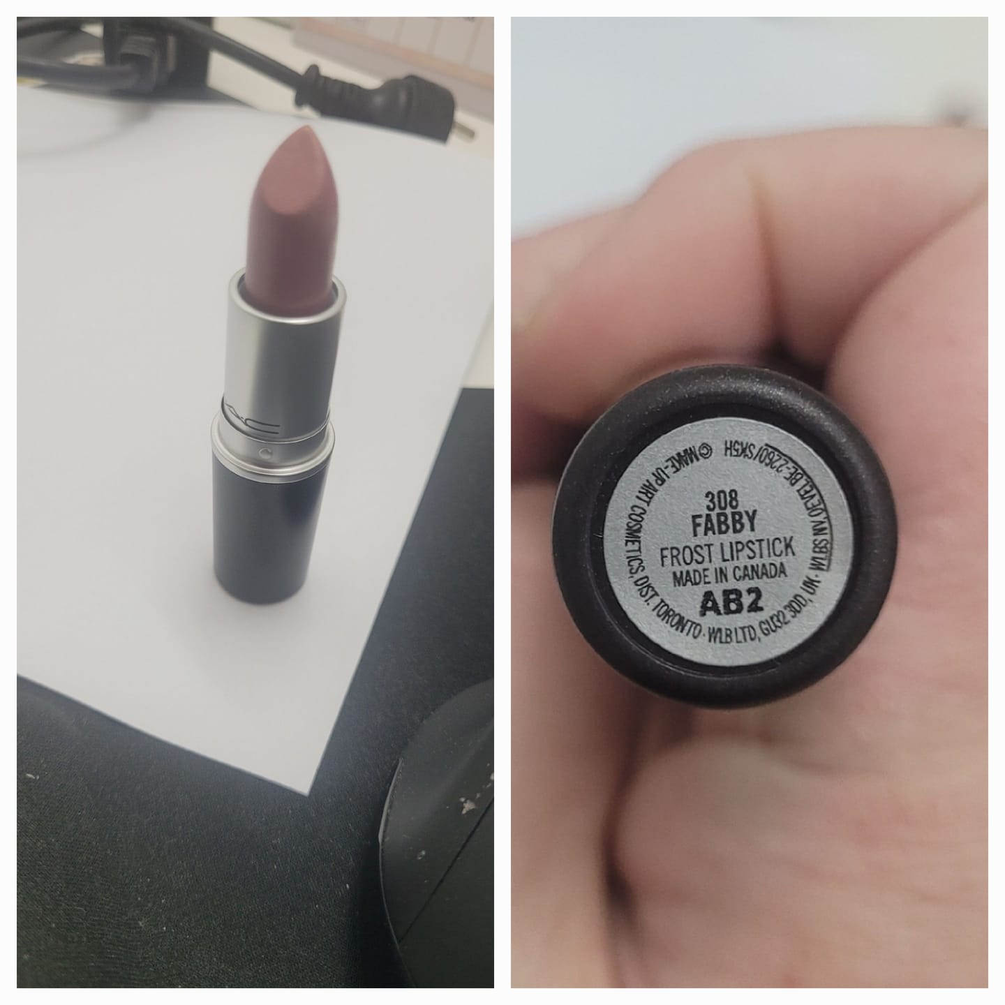 Customer photo review of Frost Lipstick מאק שפתון פרוסט
