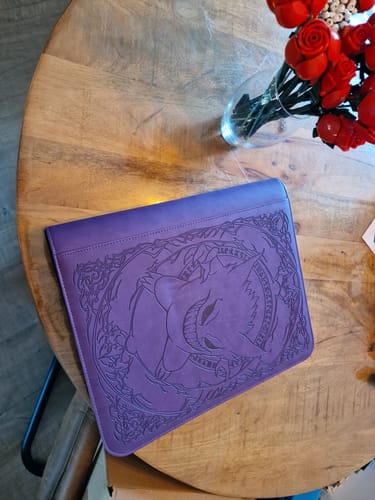 Customer photo review of Purple Evil - Toploader Trading Card Binder