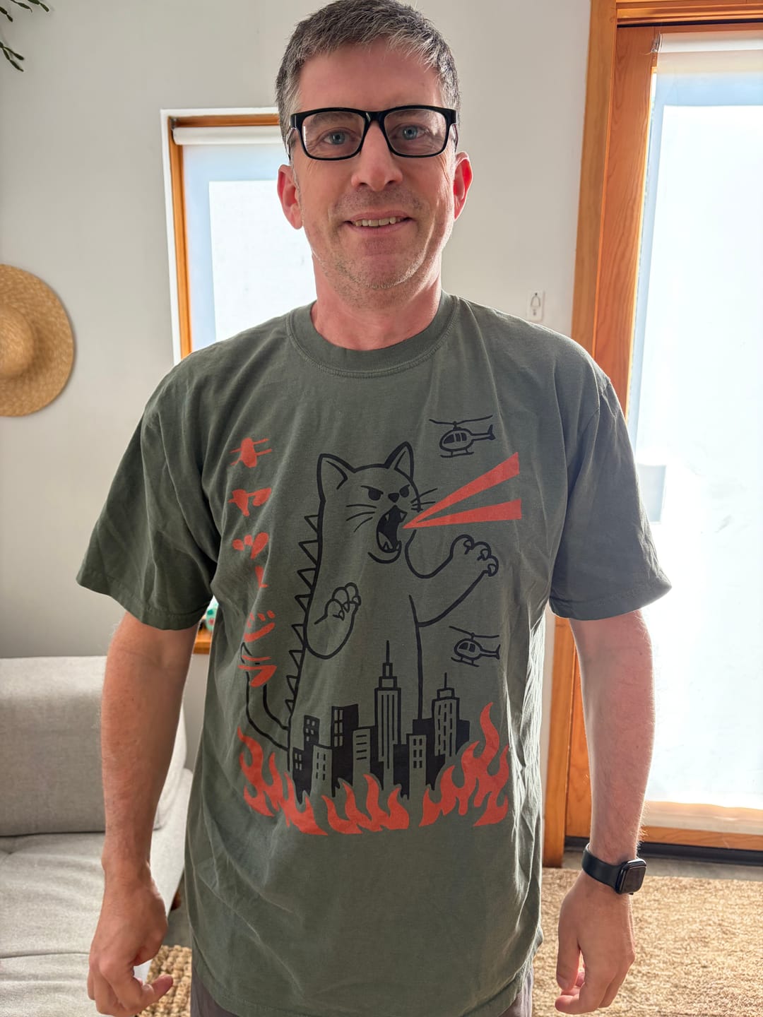 Customer photo review of Kyattojira T-Shirt