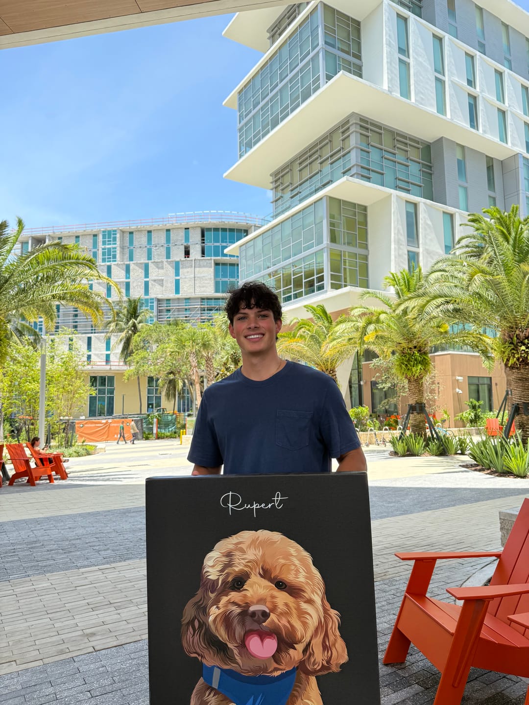 Customer photo review of Pet Art Canvas Wrap