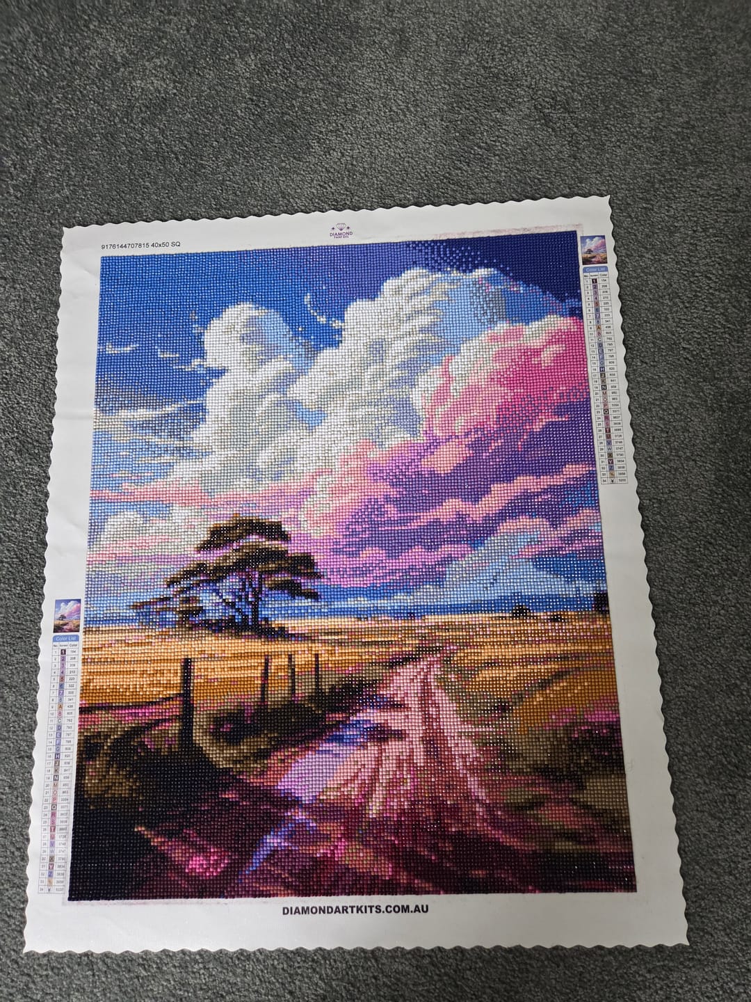 Customer photo review of Rural Route (Diamond Painting)
