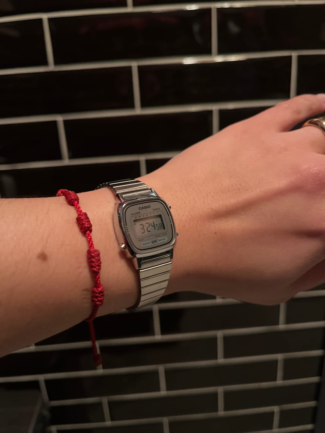 Customer photo review of Reloj Casio Vintage LA670WA-7 Plateado