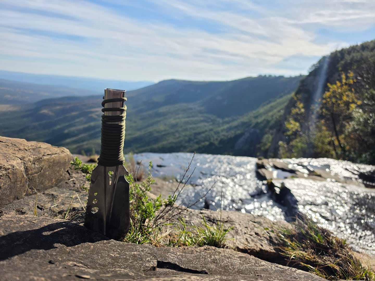 Customer photo review of Multi-functional Outdoor Hand Shovel