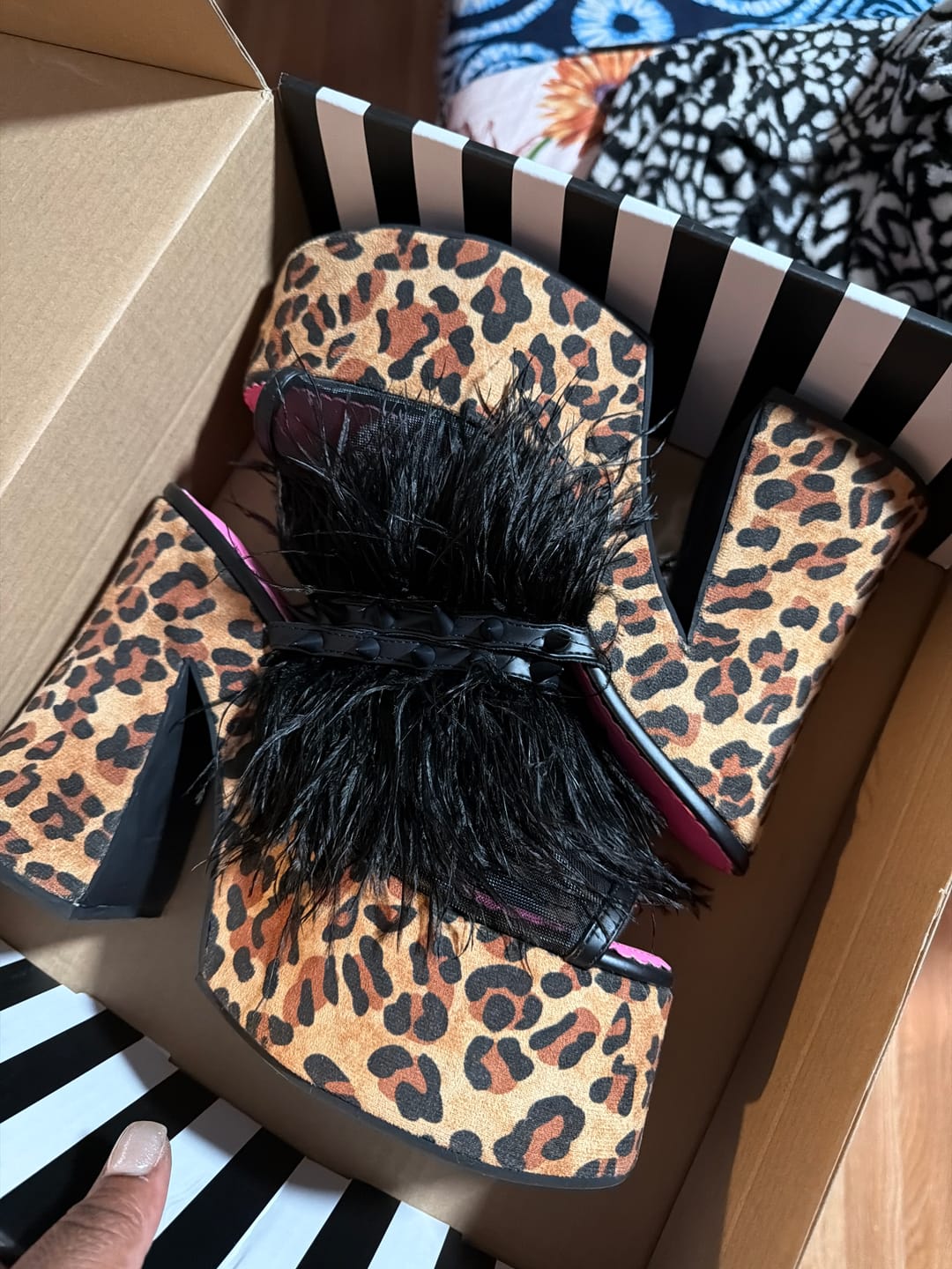 Customer photo review of Sunday Girl Platform - Leopard