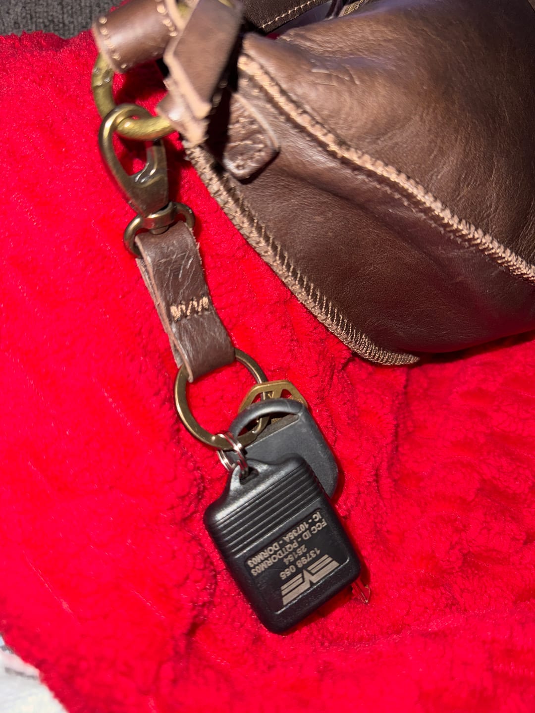 Customer photo review of Espresso Keychain