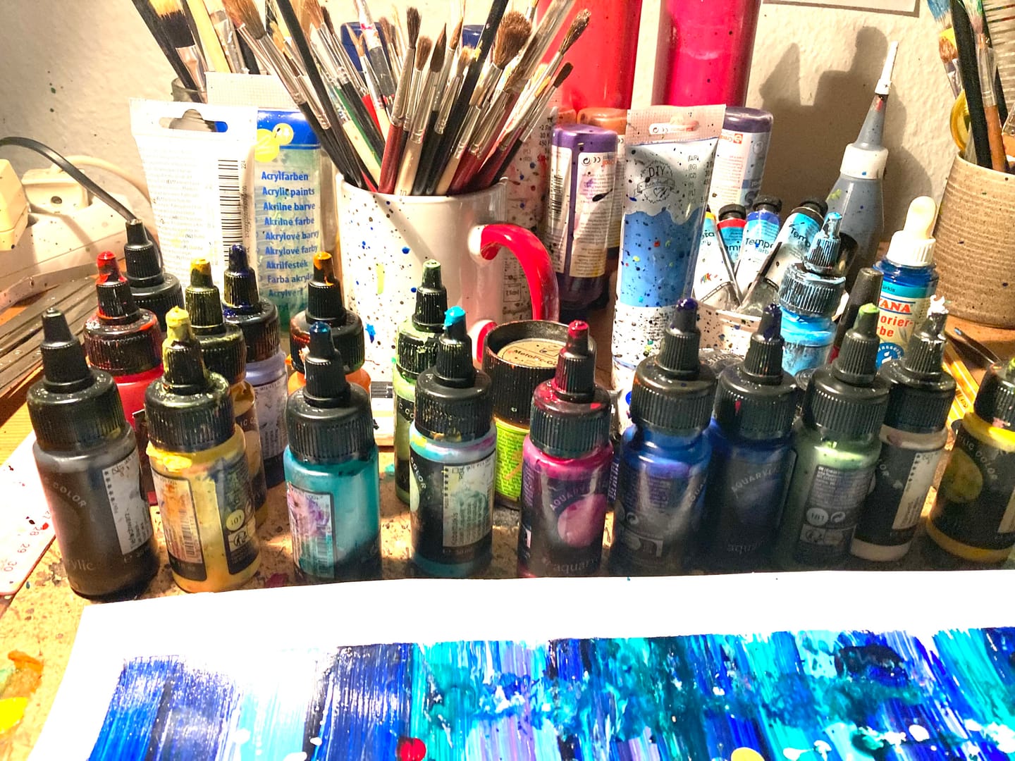 Customer photo review of Aquarylic Color 18 x 30ml Set