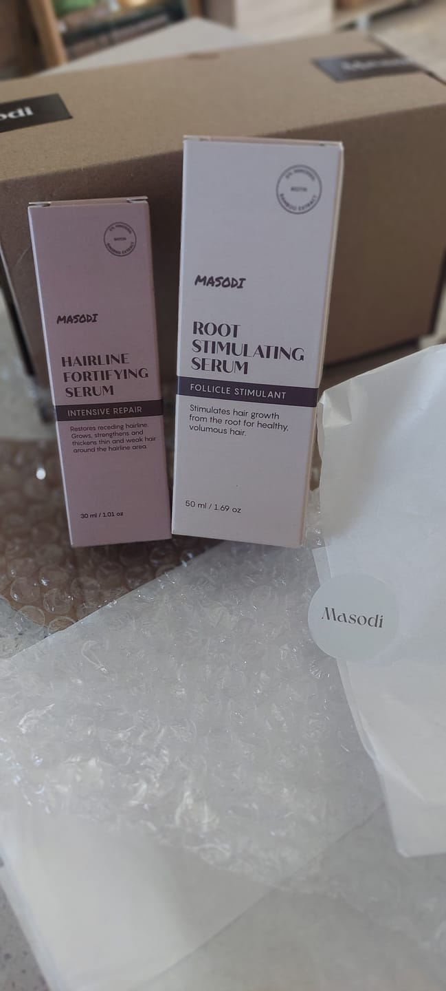 Customer photo review of Scalp Serum Set - Minoxidil