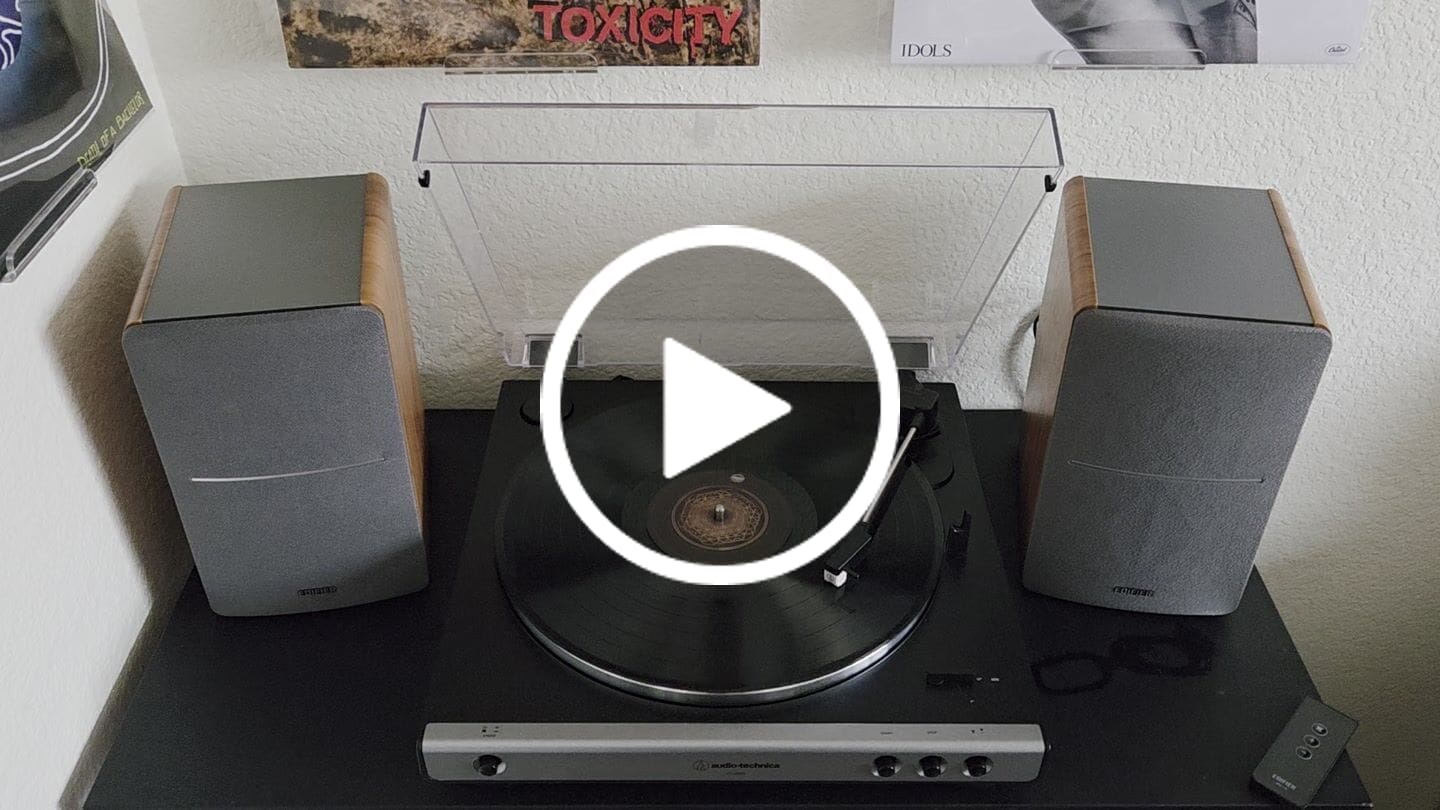 Customer video review of R1280T Powered Bookshelf Speakers (Certified Refurbished)