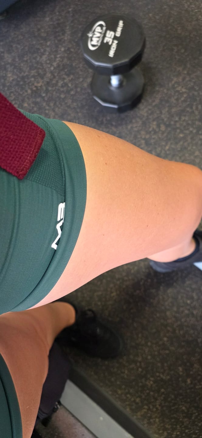 Customer photo review of Assets Elite Shorts