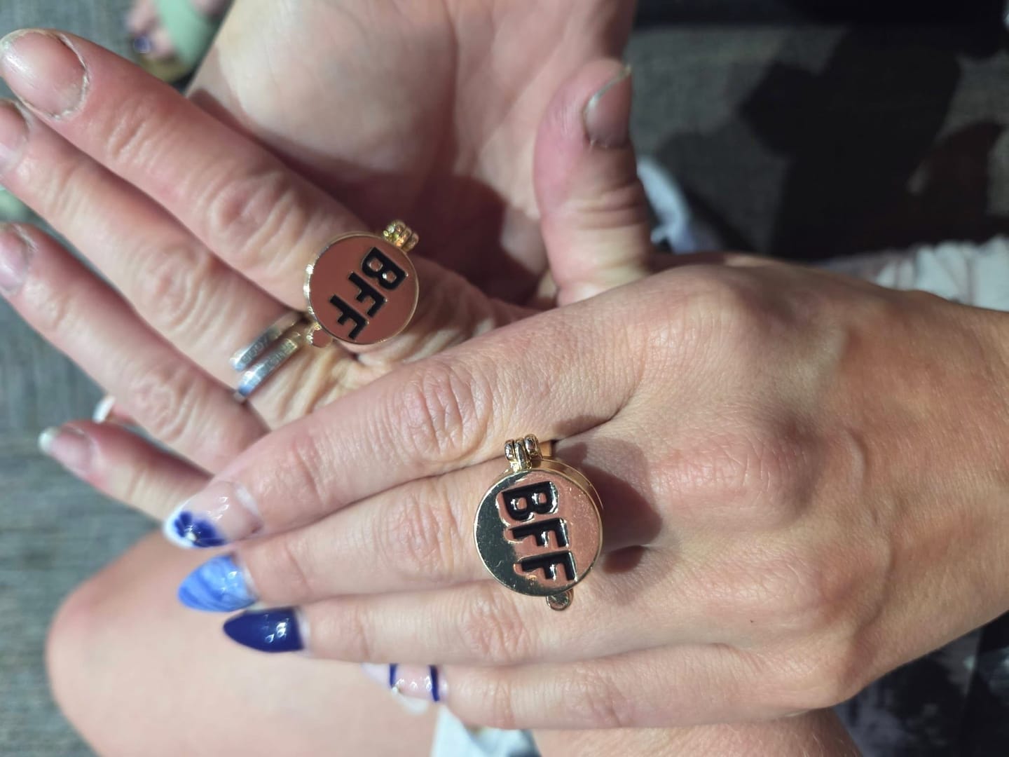 Customer photo review of BFF Rings™ The Best Friends Forever Ring
