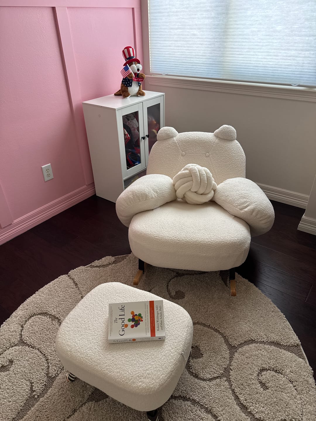 Customer photo review of Knot Ball Pillow | Hand-Knotted Lamb Wool Throw Pillow for Cozy Modern Living