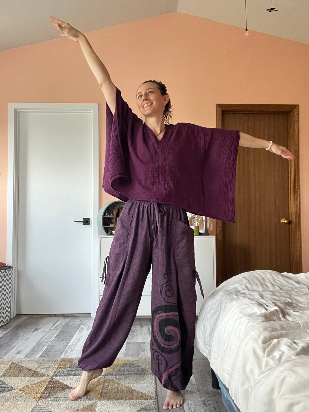 Customer photo review of Sola Butterfly Top Purple