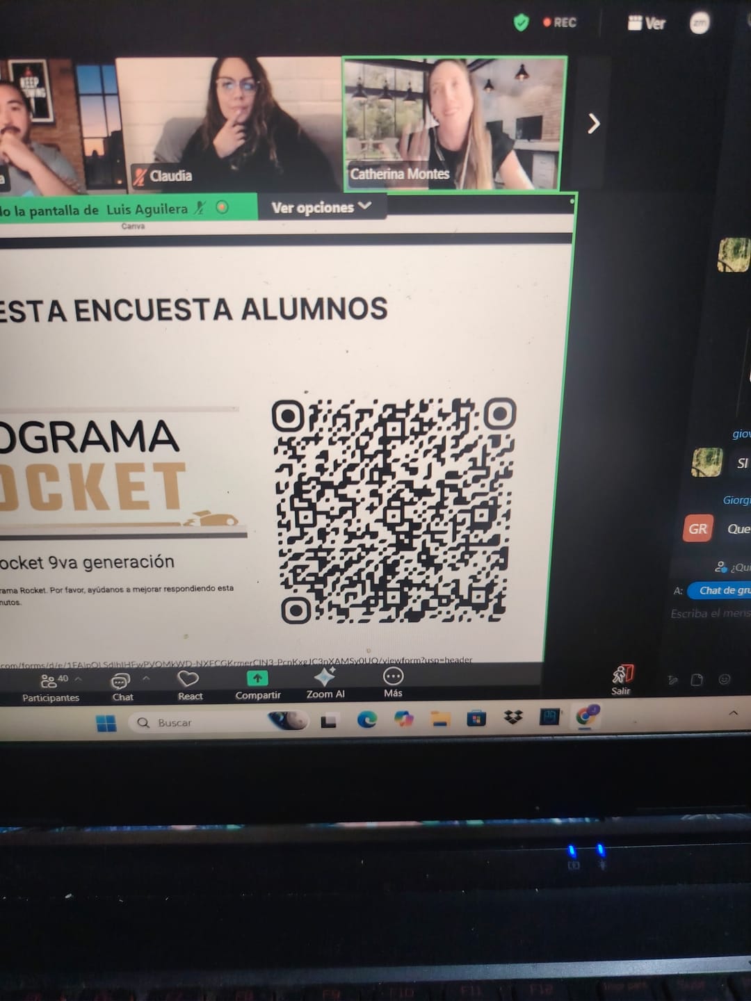 Customer photo review of Programa Rocket 🚀 Ecommerce en Shopify