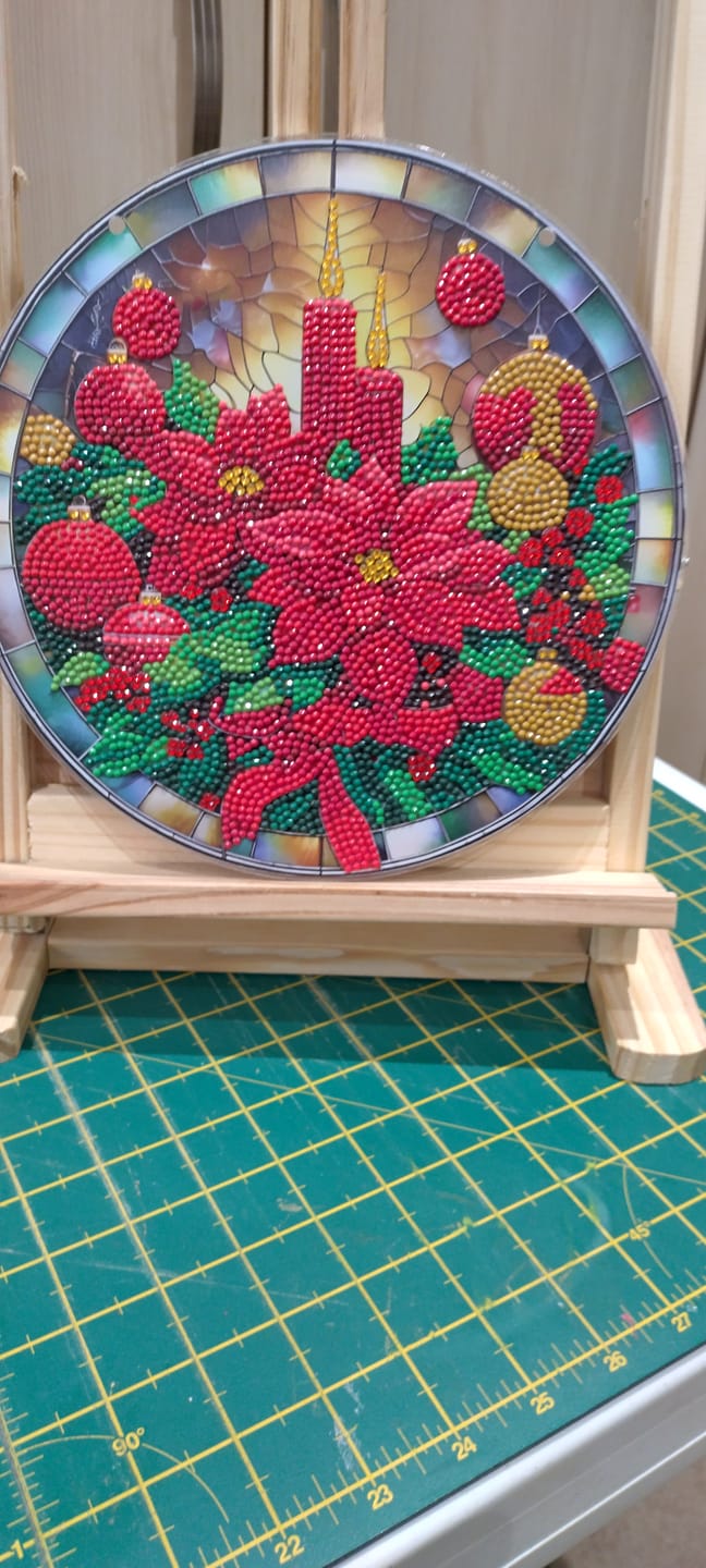 Customer photo review of Holy Night Crystal Art Hanging Decoration