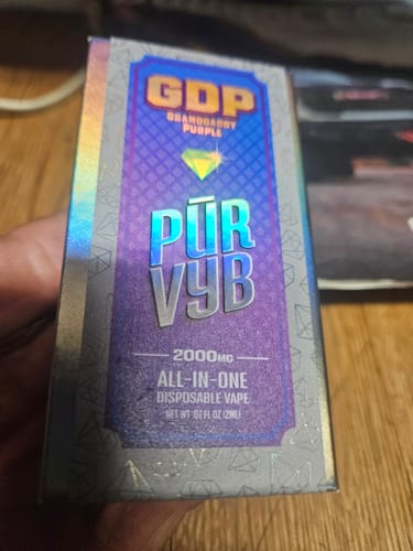 PUR VYB - 2G THCa Live Resin - Granddaddy Purple (Indica) photo review