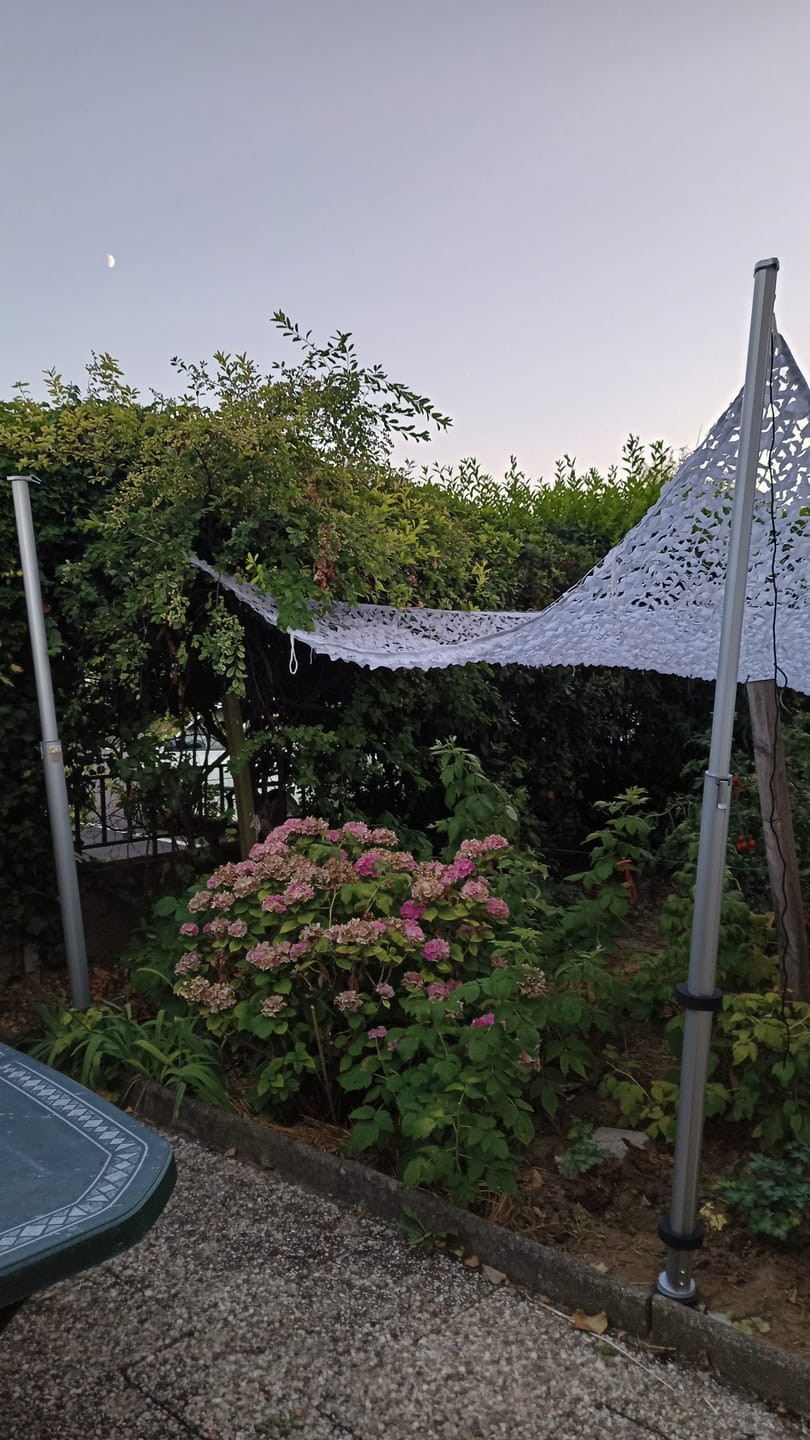 Customer photo review of Base d'ancrage en aluminium à visser ou à sceller pour mâts télescopique