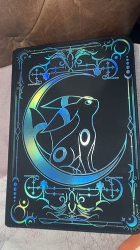 Customer photo review of Lunar Shadow Shiny 9-Pocket Trading Card Binder